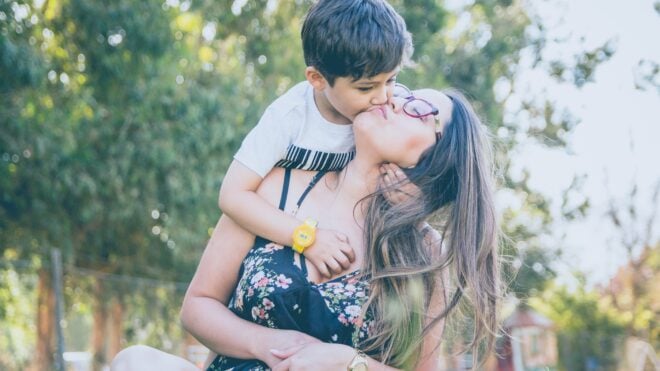 mom-kissing-son
