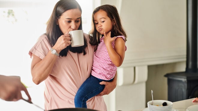 busy mom morning