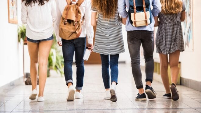 group of teenagers