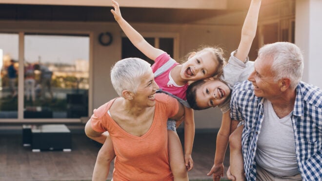 grandparents with kids